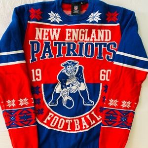 New England Patriots Vintage Logo Ugly Christmas S